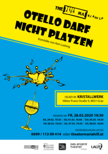 plakat theater mariahilf 2020 otello darf nicht platzen